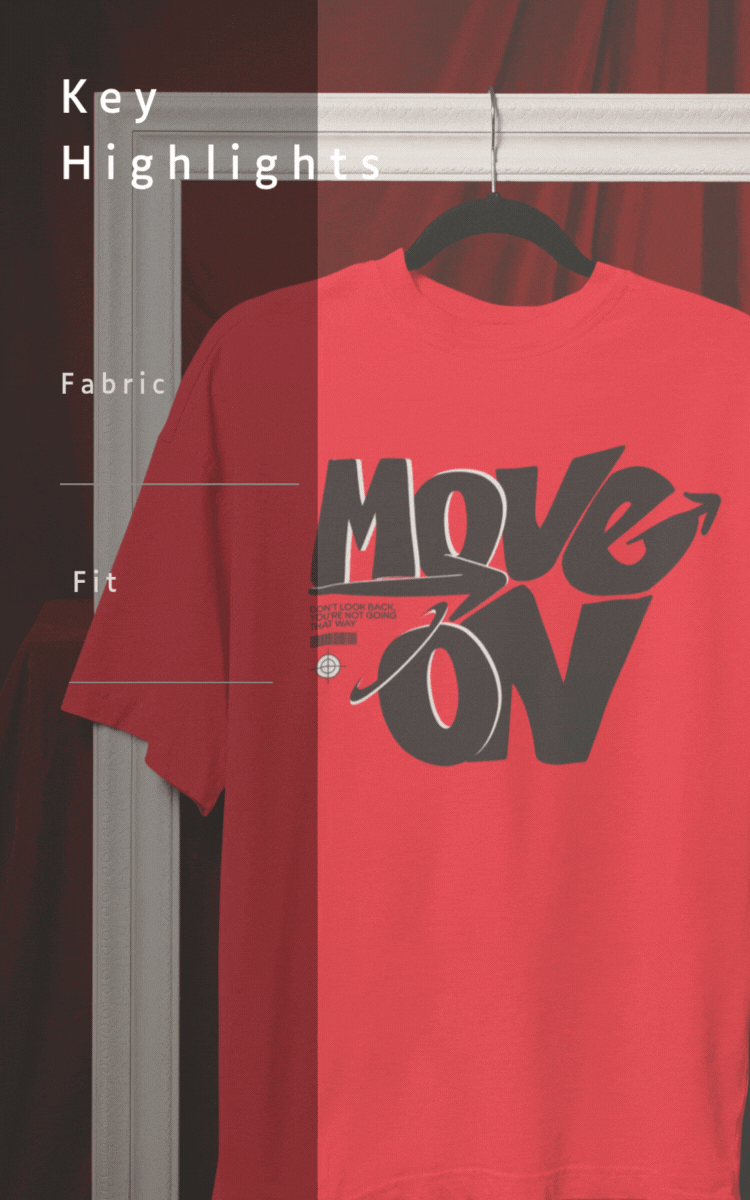Move On Unisex Oversized.